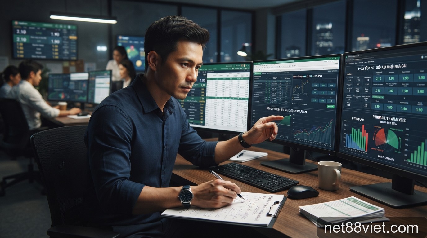 Đọc Hiểu Xác Suất Cược Thể Thao: Phân Tích Lý Thuyết Biên Lợi Nhuận Nhà Cái (Vig)